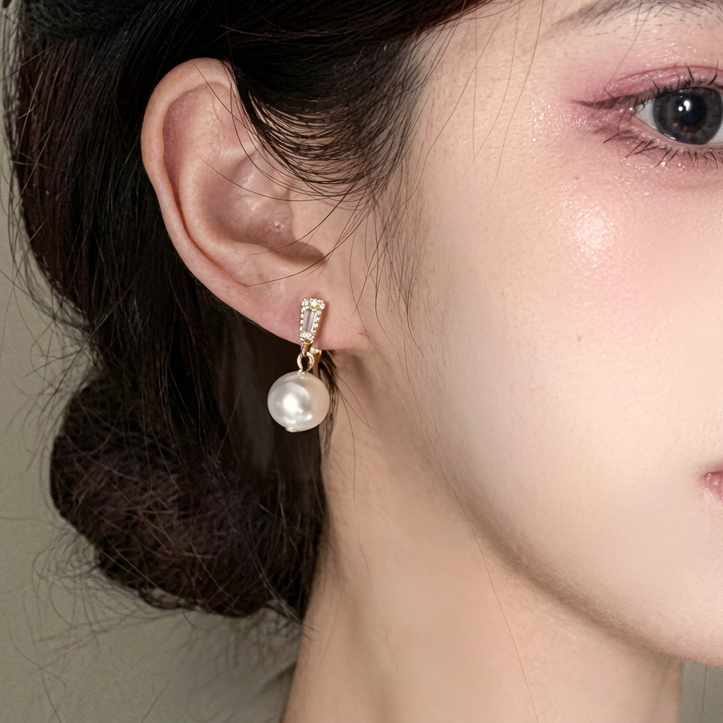 Classic Pearl Drop Earrings