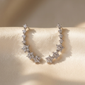Crystal Blossom Ear Climbers